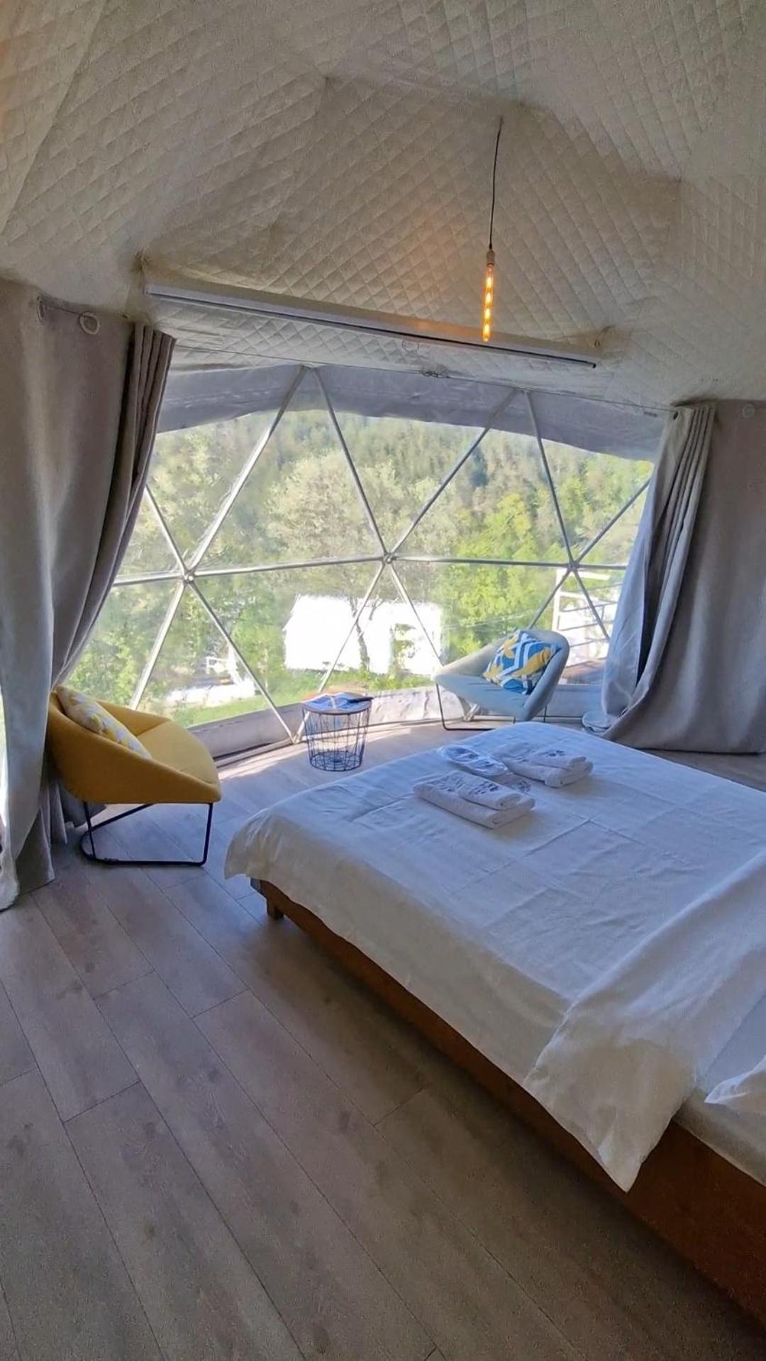 Отель Glamping Georgia Krikhi Амбролаури Экстерьер фото